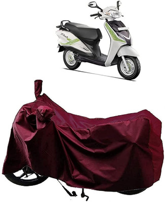 KEDIT Waterproof Two Wheeler Cover for Hero(Moto Corp Duet, Maroon)