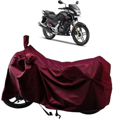 KEDIT Waterproof Two Wheeler Cover for Honda(CBZ, Maroon)