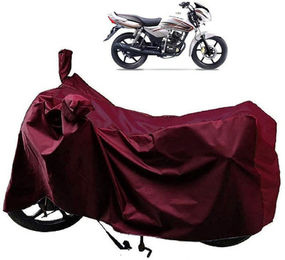 KEDIT Waterproof Two Wheeler Cover for TVS(Pheonix, Maroon)