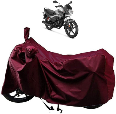 KEDIT Two Wheeler Cover for Hero(Passion Pro i3S, Maroon)