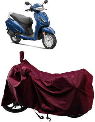 KEDIT Two Wheeler Cover for Honda(Activa 6G, Maroon)