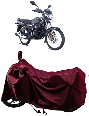 KEDIT Two Wheeler Cover for Bajaj(Platina, Maroon)