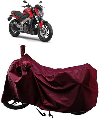 KEDIT Waterproof Two Wheeler Cover for Bajaj(Pulsar 250, Maroon)