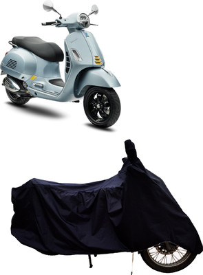 Tricway Two Wheeler Cover for Vespa(GTS Super 300, Black)
