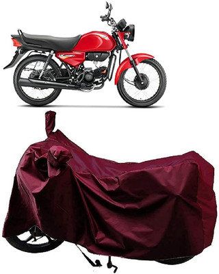 KEDIT Two Wheeler Cover for Hero(HF Dawn, Maroon)