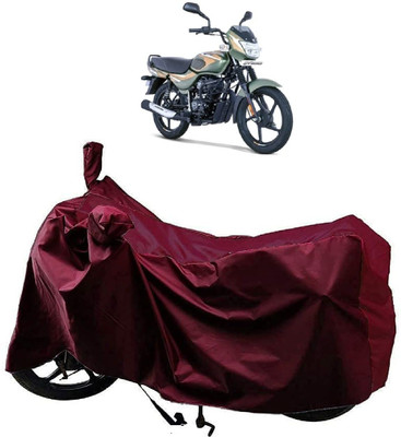 KEDIT Two Wheeler Cover for Bajaj(CT100, Maroon)