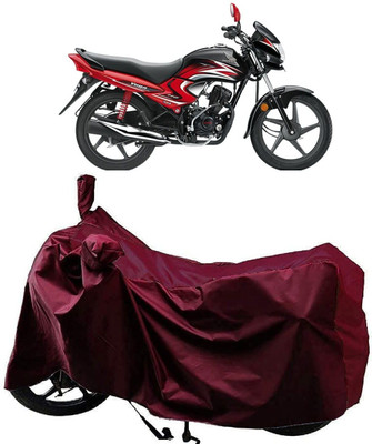 KEDIT Two Wheeler Cover for Honda(Dream Yuga, Maroon)