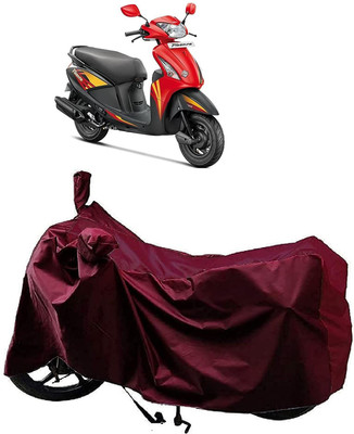 KEDIT Two Wheeler Cover for Hero(Pleasure, Maroon)