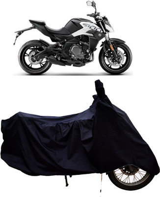 Tricway Two Wheeler Cover for CFMoto(400NK BS6, Black)