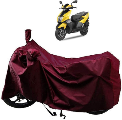 KEDIT Two Wheeler Cover for TVS(NTORQ, Maroon)