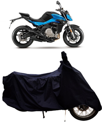 Tricway Two Wheeler Cover for CFMoto(650 NK BS6, Black)