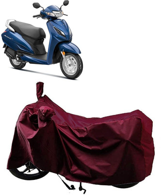 KEDIT Two Wheeler Cover for Honda(Activa, Maroon)
