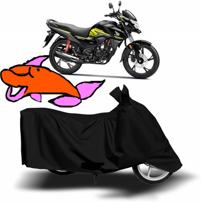 KEDIT Waterproof Two Wheeler Cover for Honda(SP 125, Black)