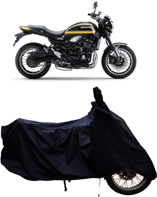 Tricway Two Wheeler Cover for Kawasaki(Z900 RS Cafe Racer BS6, Black)