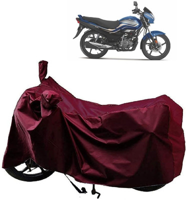 KEDIT Two Wheeler Cover for Hero(Super Splendor, Maroon)