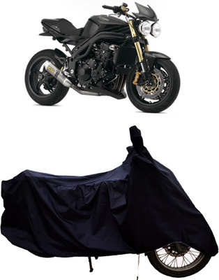 Tricway Two Wheeler Cover for Triumph(Speed Triple ABS, Black)