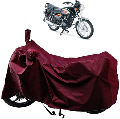 KEDIT Waterproof Two Wheeler Cover for TVS(Max 4R, Maroon)
