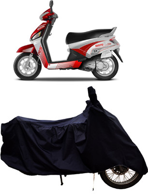 Tricway Two Wheeler Cover for Mahindra(Gusto Electric, Black)