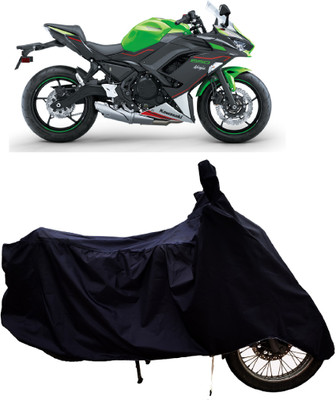 Tricway Two Wheeler Cover for Kawasaki(Ninja 650 bs6, Black)
