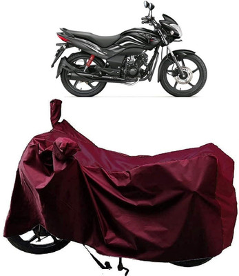 KEDIT Two Wheeler Cover for Hero(Passion Xpro, Maroon)