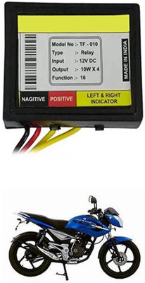 FKOK Front, Rear LED Indicator Light for Bajaj XCD 125cc(Multicolor)