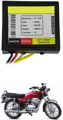 FKOK Front, Rear LED Indicator Light for Yamaha RX 100(Multicolor)
