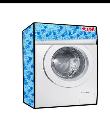 JM Homefurnishings Front Loading Washing Machine  Cover(Width: 71 cm, Blue Ribbon, Azure Radinace)