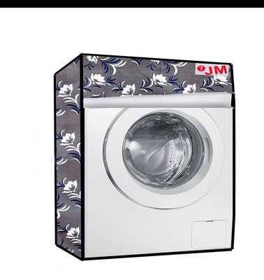 JM Homefurnishings Front Loading Washing Machine  Cover(Width: 61 cm, Dove Gray, Scarpa Fow)