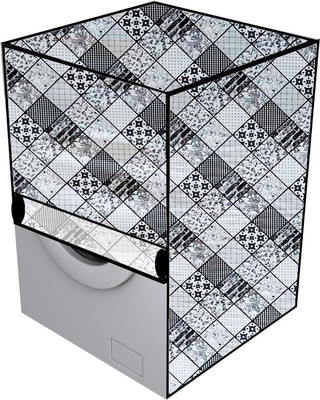 KVAR Front Loading Washing Machine  Cover(Width: 71 cm, Gray, Silver)