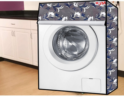 JM Homefurnishings Front Loading Washing Machine  Cover(Width: 71 cm, Dove Gray, Scarpa Fow)