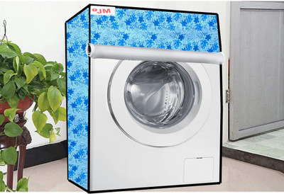 JM Homefurnishings Front Loading Washing Machine  Cover(Width: 61 cm, Blue Ribbon, Azure Radinace)