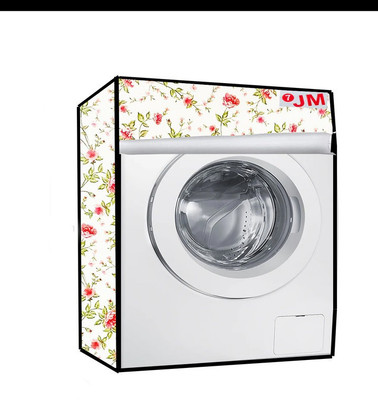 JM Homefurnishings Front Loading Washing Machine  Cover(Width: 72 cm, Green, Red)