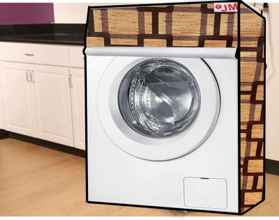 JM Homefurnishings Front Loading Washing Machine  Cover(Width: 61 cm, Tumbleweed, Gold Sand)
