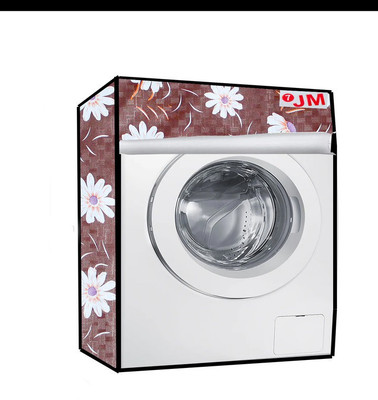 JM Homefurnishings Front Loading Washing Machine  Cover(Width: 66 cm, Brown)