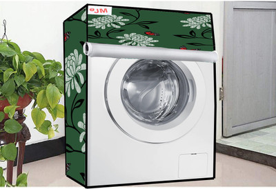 JM Homefurnishings Front Loading Washing Machine  Cover(Width: 71 cm, Green, Pea)