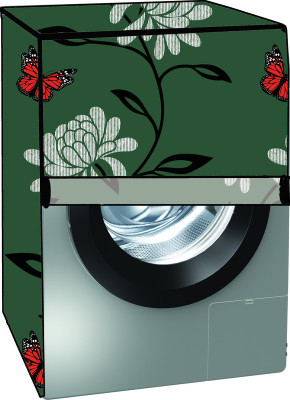 KVAR Front Loading Washing Machine  Cover(Width: 71 cm, Green, Red)