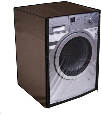 Nitasha Front Loading Washing Machine  Cover(Width: 63 cm, Brown)