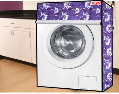 JM Homefurnishings Front Loading Washing Machine  Cover(Width: 55 cm, Violet)