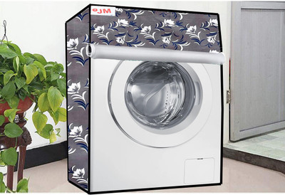 JM Homefurnishings Front Loading Washing Machine  Cover(Width: 66 cm, Dove Gray, Scarpa Fow)