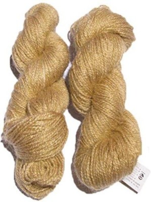 JEFFY Vardhman RABIT Excel Wool Hank Hand Knitting Wool Crochet Hook Yarn, Skin - 400g