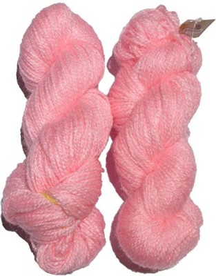 JEFFY Vardhman RABIT Excel Wool Hank Hand Knitting Wool /Yarn, Pink - 400g