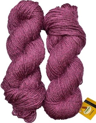 JEFFY Vardhman Charming Wool Hank Hand Knitting Wool/Art Craft Soft Yarn, Salmon, 300g