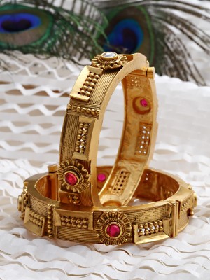 Karatcart Alloy Gold-plated Bangle