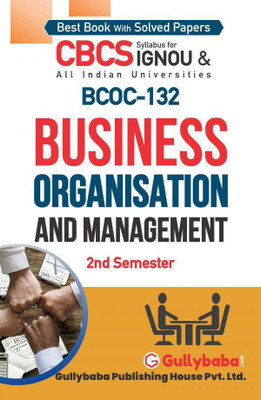 BCOC-132 Business Organisation And Management(Paperback, GPH Expert)