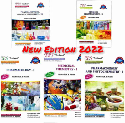TPS B.Pharm IV Semester Combo Set (Pharmaceutical Organic Chemistry-III, Medicinal Chemistry-I, Physical Pharmaceutics-II, Pharmacology-I, Pharmacognosy And Phytochemsitry-I) (Combo Set-5 Books)(Paperback, Dr. Mrs. A. J Asnani, Dr. D. R. Chaple, Dr. H. Mahajan, Dr. N. Wagh, Dr. J. baheti)