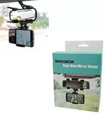DEKIYANZ Car Mobile Holder for Windshield, Clip, Dashboard(Black)
