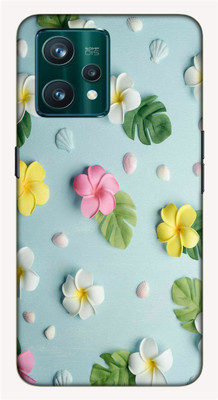 iprinto Back Cover for Realme 9 Pro PLUS 5G, RMX3392 Flower Back Cover(Green, Flexible, Silicon, Pack of: 1)