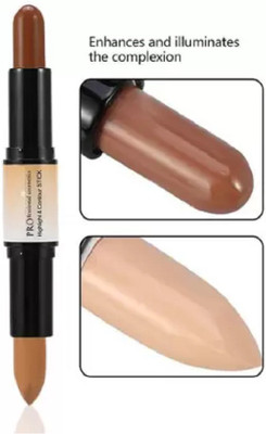 Neycare SUPER 3D CONTOUR CONCEALER HIGHLIGHTER STICK WITH GLAMOROUS GLOW SKIN Concealer(MULTICOLOR, 6.2 g)