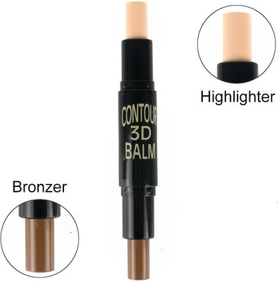 Latixmat dual ended highlighting and contouring stick  Concealer(multi color, 6.2 g)