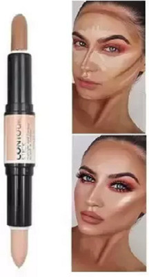 Aylily NEW 2in1 Dual Dark Concealer And Highlighter Stick 3D Contour Balm Concealer(CLASSIC IVORY, 6.5 g)
